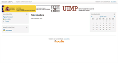 Desktop Screenshot of moodle.cepc.es